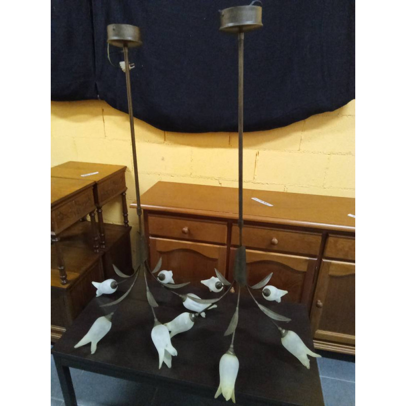 LÁMPARA TECHO TULIPANES