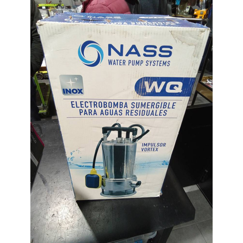ELECTROBOMBA SUMERGIBLE PARA AGUAS RESIDUALES NASS WQ ESTADO NUEVA