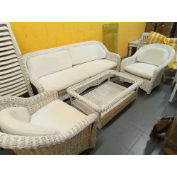 CONJUNTO DE 4 PIEZAS MIMBRE