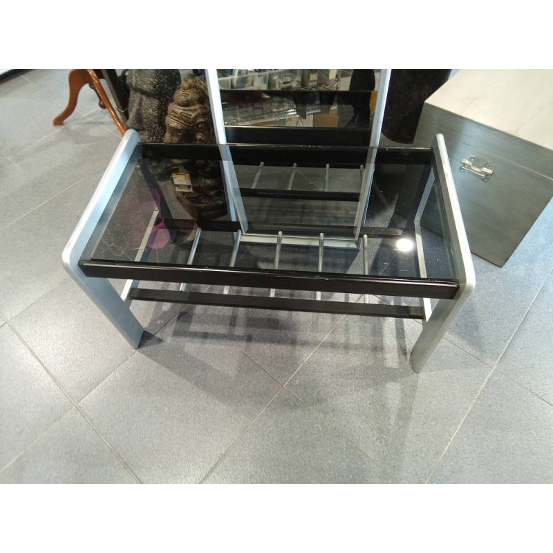 MESITA CENTRO GRIS NEGRA