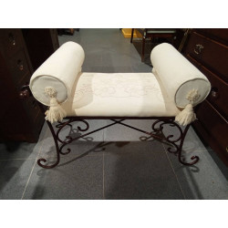 PIE DE CAMA METALICO CON...