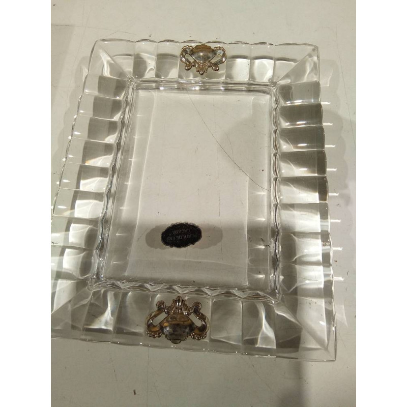 BANDEJA CRISTAL PLATA