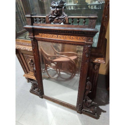 ESPEJO ANTIGUO TALLADO