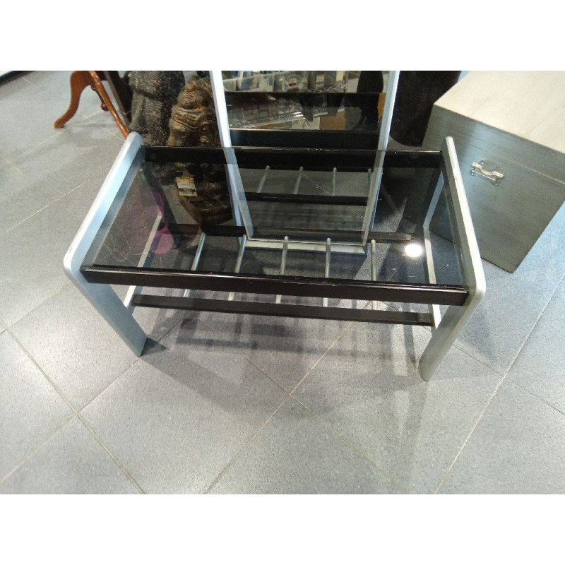 MESITA CENTRO GRIS NEGRA