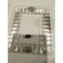 BANDEJA CRISTAL PLATA