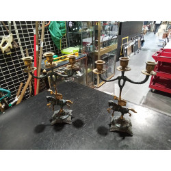 PAREJA DE CANDELABROS