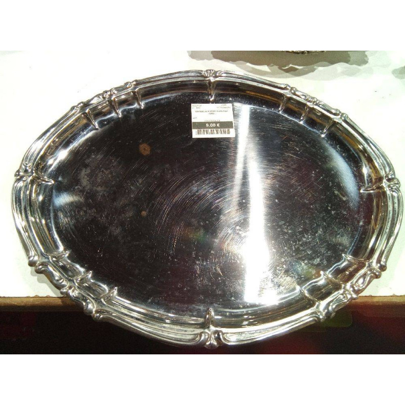 BANDEJA ACERO OVALADA GRD.