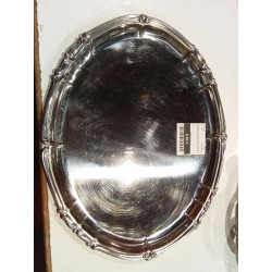 BANDEJA ACERO OVALADA PQ.