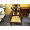 SILLON MADERA ESTILO CHIPENDALE 