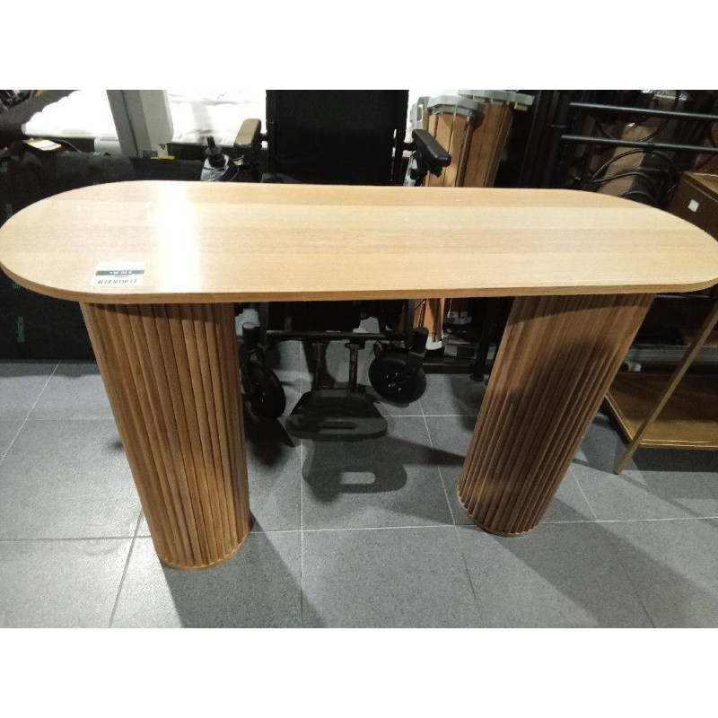 CONSOLA PAULOWNIA MDF 120X40X80 NATURAL