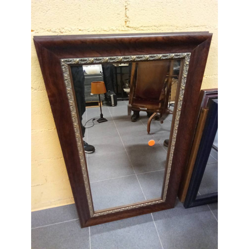 ESPEJO MADERA DORADO