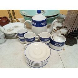 CONJUNTO CAFE 6 SERV. PECES