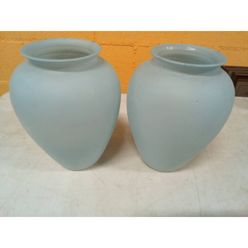 JARRÓN CELESTE CRISTAL 