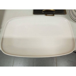 BANDEJA CERÁMICA BLANCA