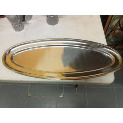 BANDEJA ACERO OVALADA