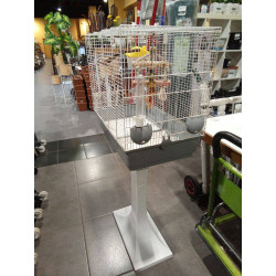 JAULA CON PIE Y EXTRAS