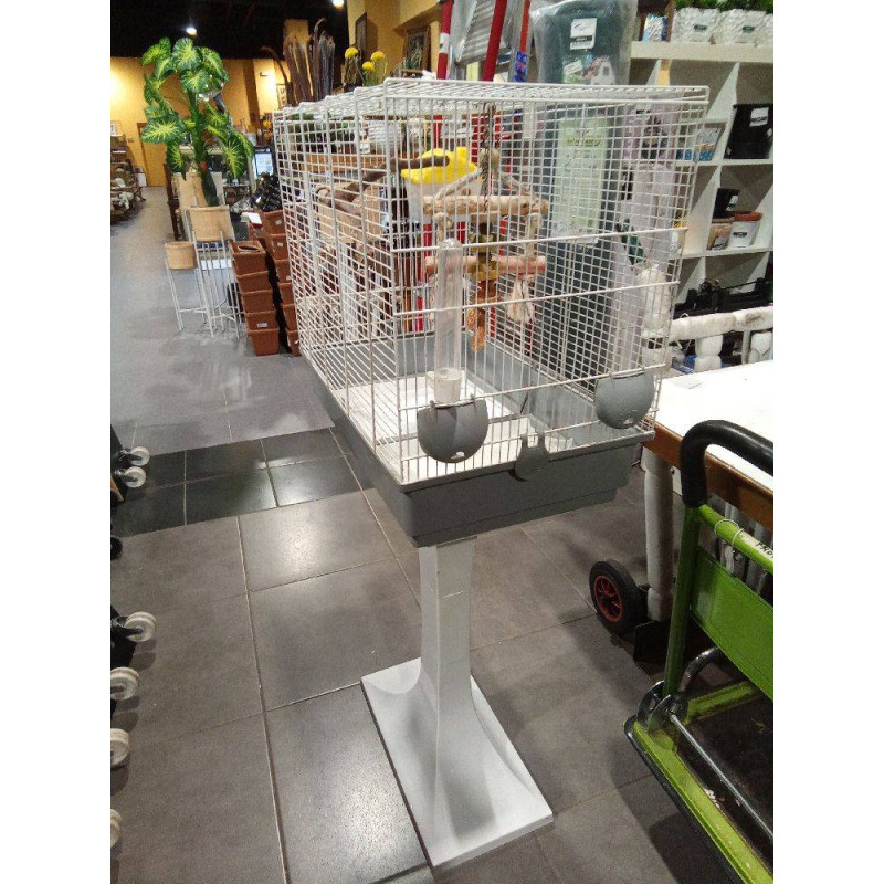 JAULA CON PIE Y EXTRAS