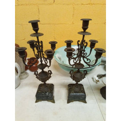 PAREJA CANDELABROS BASE...