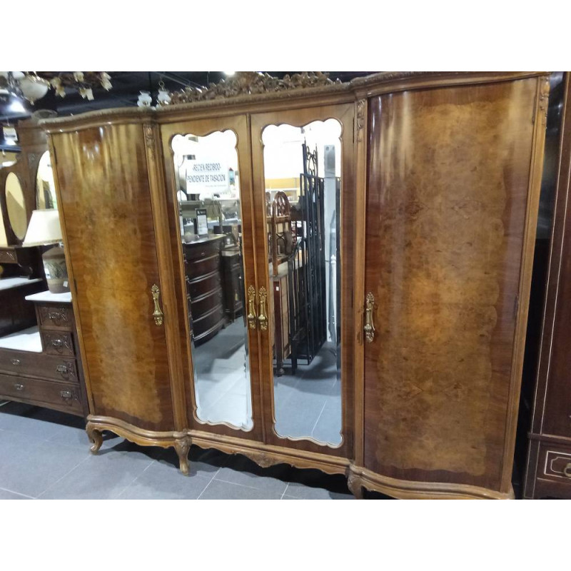 ARMARIO 4 PUERTAS RAIZ ESPEJO BISEL