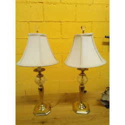 PAREJA DE LAMPARAS SOBREMESA