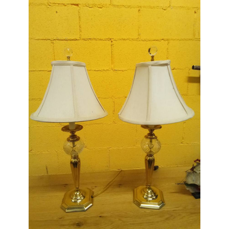 PAREJA DE LAMPARAS SOBREMESA