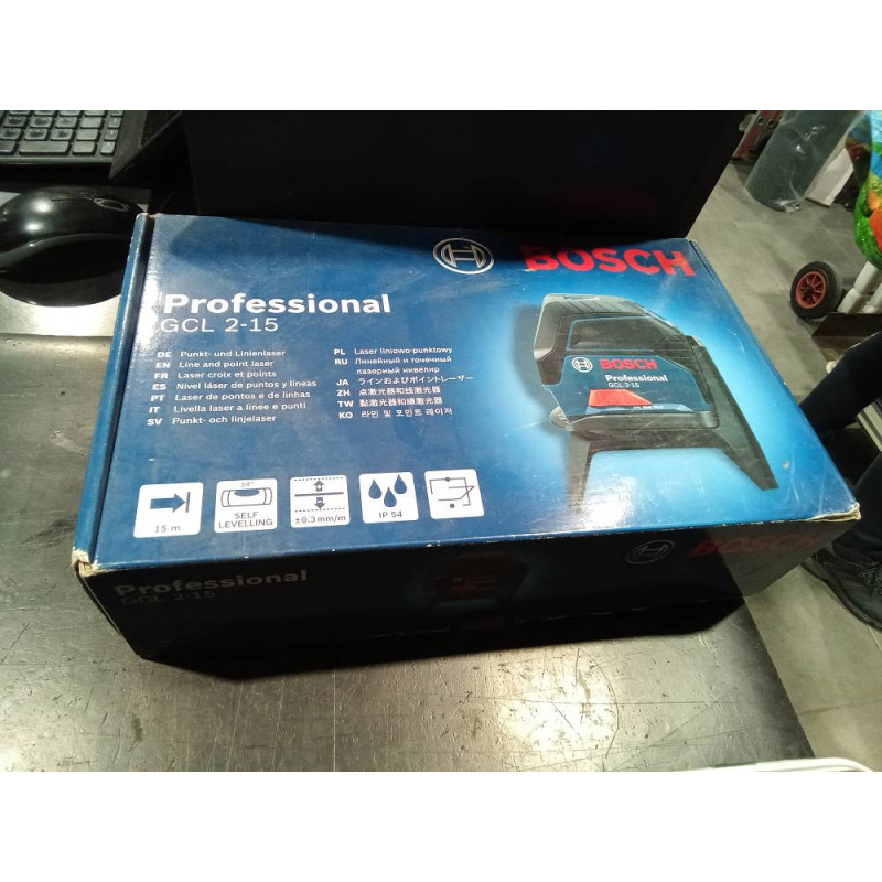 NIVEL LASER BOSCH PROFESSIONAL GCL 2-15