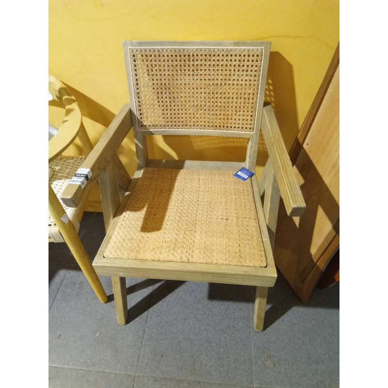 SILLA OLMO RATAN 56,5X60X86 REJILLA NATURAL