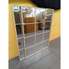 ESPEJO HIERRO CRISTAL 90X1X120 VENTANA BEIGE