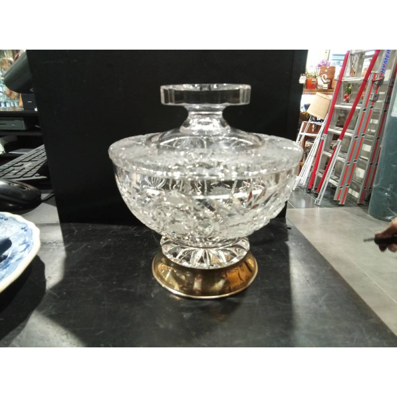 BOMBONERA TALLADA PLATA 