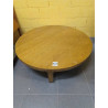 MESA CENTRO ROBLE MDF 121X121X31,5 VENEER NATURAL