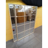ESPEJO HIERRO CRISTAL 90X1X120 VENTANA BEIGE