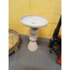 MESITA AUXILIAR METAL 41X41X67 BEIGE