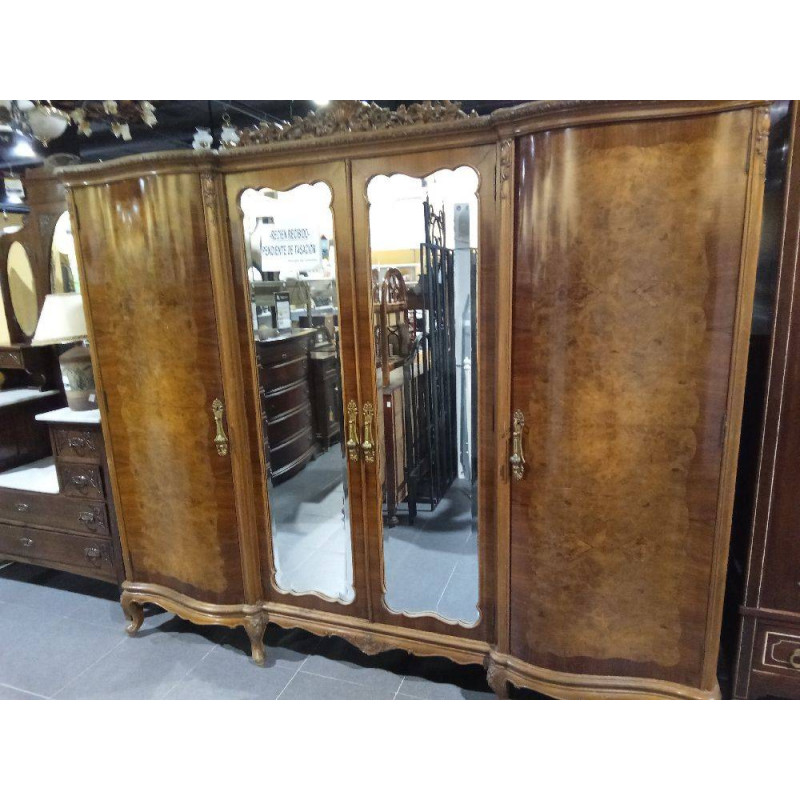 ARMARIO 4 PUERTAS RAIZ ESPEJO BISEL