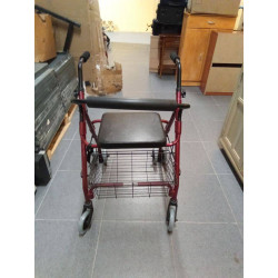 ANDADOR CON ASIENTO Y CESTILLA