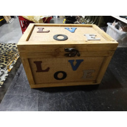 CAJA MADERA LOVE