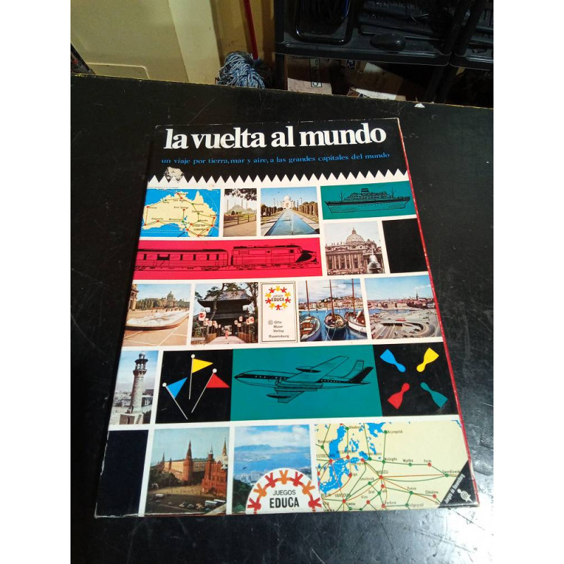 JUEGO DE MESA VINTAGE VUELTA AL MUNDO