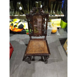 LOTE 6 SILLAS TALLADAS...