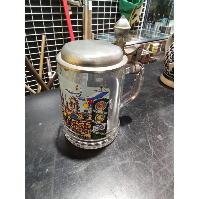 JARRA CERVEZA CRISTAL