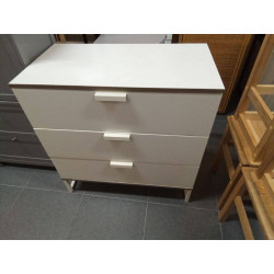 COMODA BLANCA 3 CAJONES