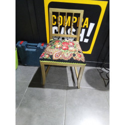 SILLA TAPIZADA FLORES
