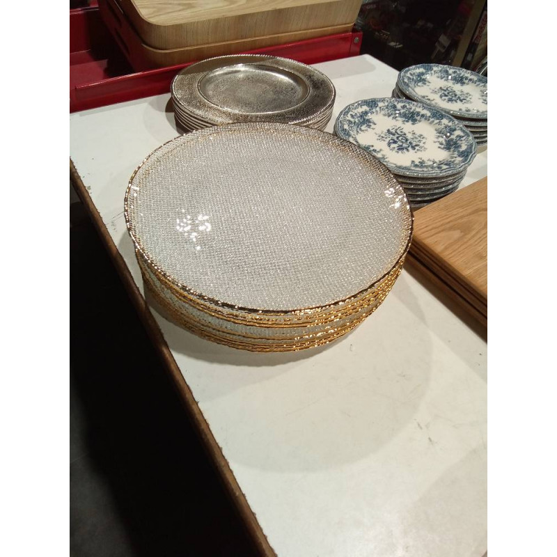BAJO PLATO FILO DORADO