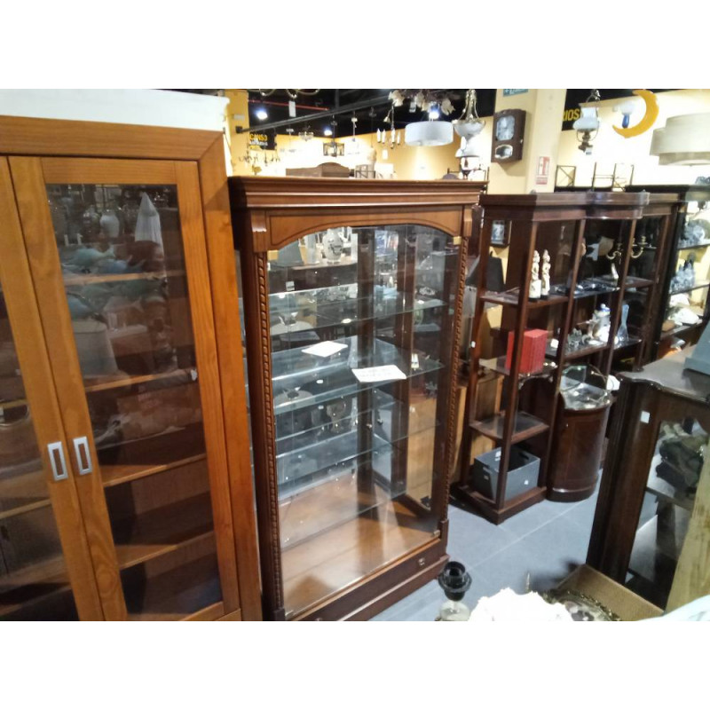 VITRINA CLASICA PUERTAS CRISTAL