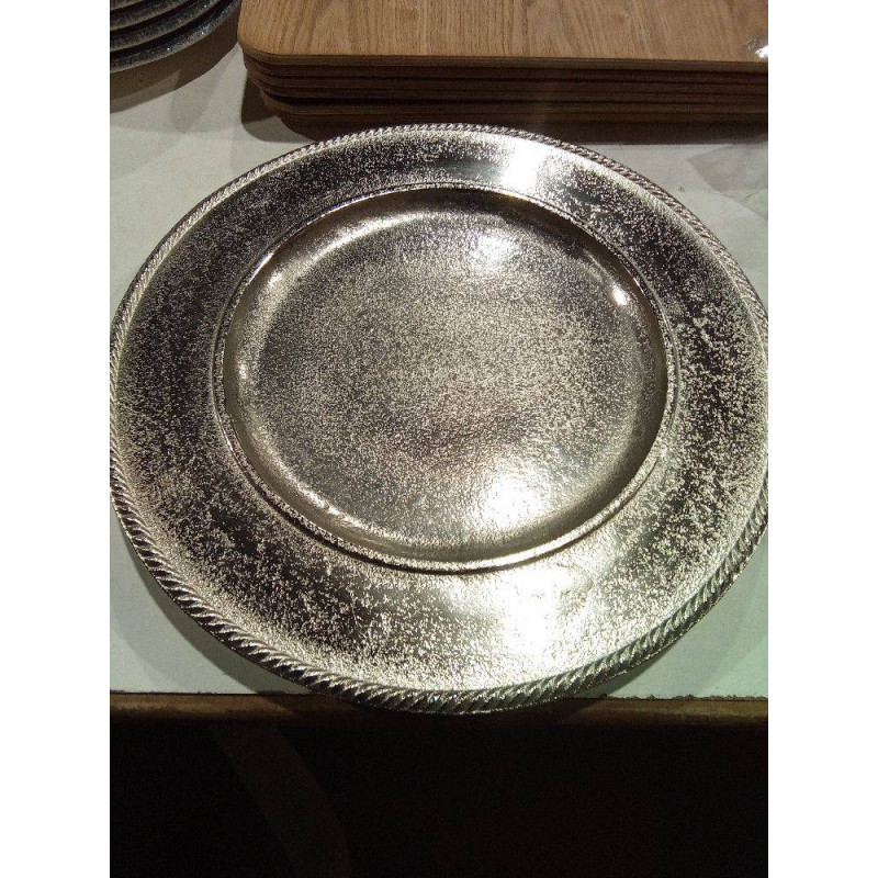BAJO PLATO METAL