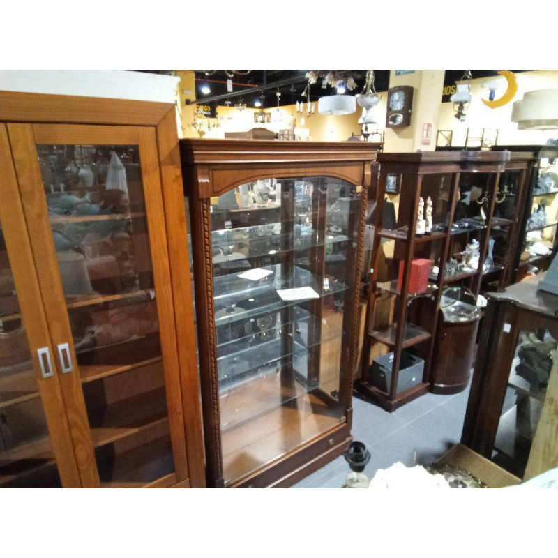 VITRINA CLASICA PUERTAS CRISTAL