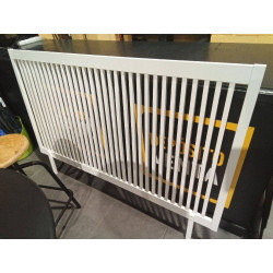 CABECERO BLANCO BARROTES