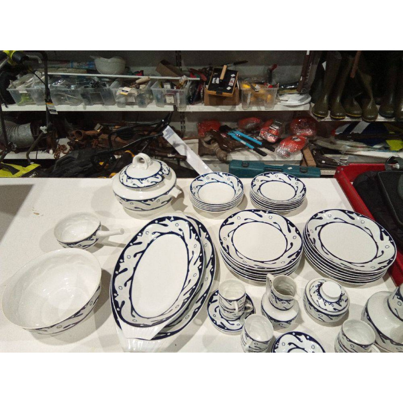 VAJILLA PEIXES AZUL O CASTRO