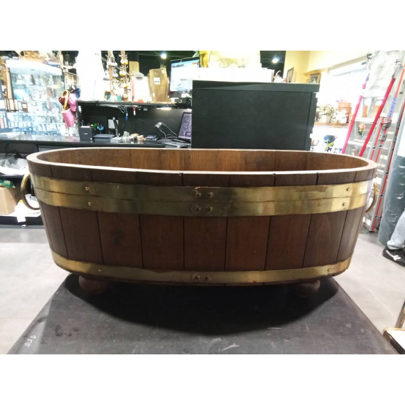 MACETERO LATON MADERA