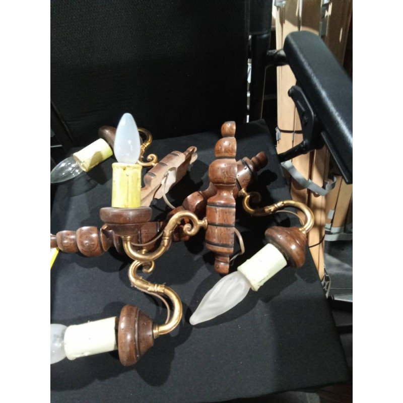 APLIQUE RUSTICO DE MADERA