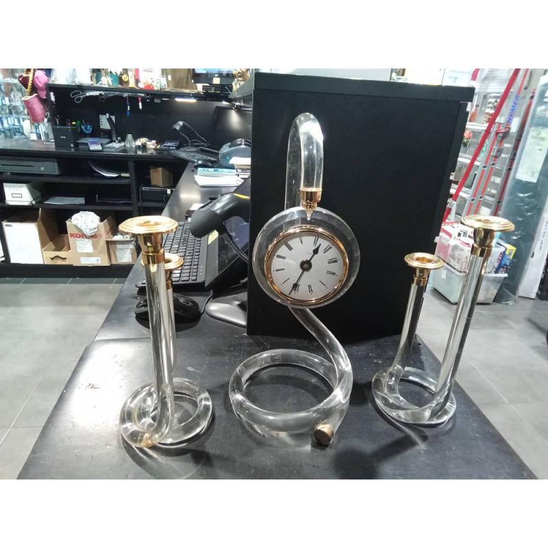 RELOJ SOBREMESA CANDELABROS