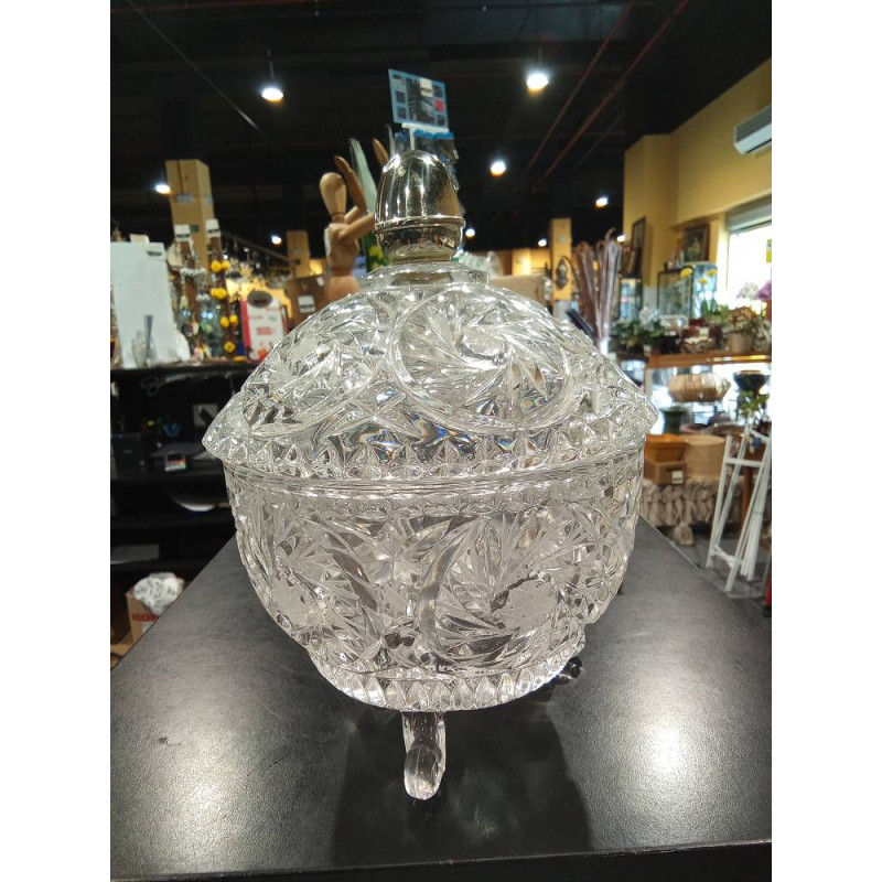 BOMBONERA CRISTAL TALLADA